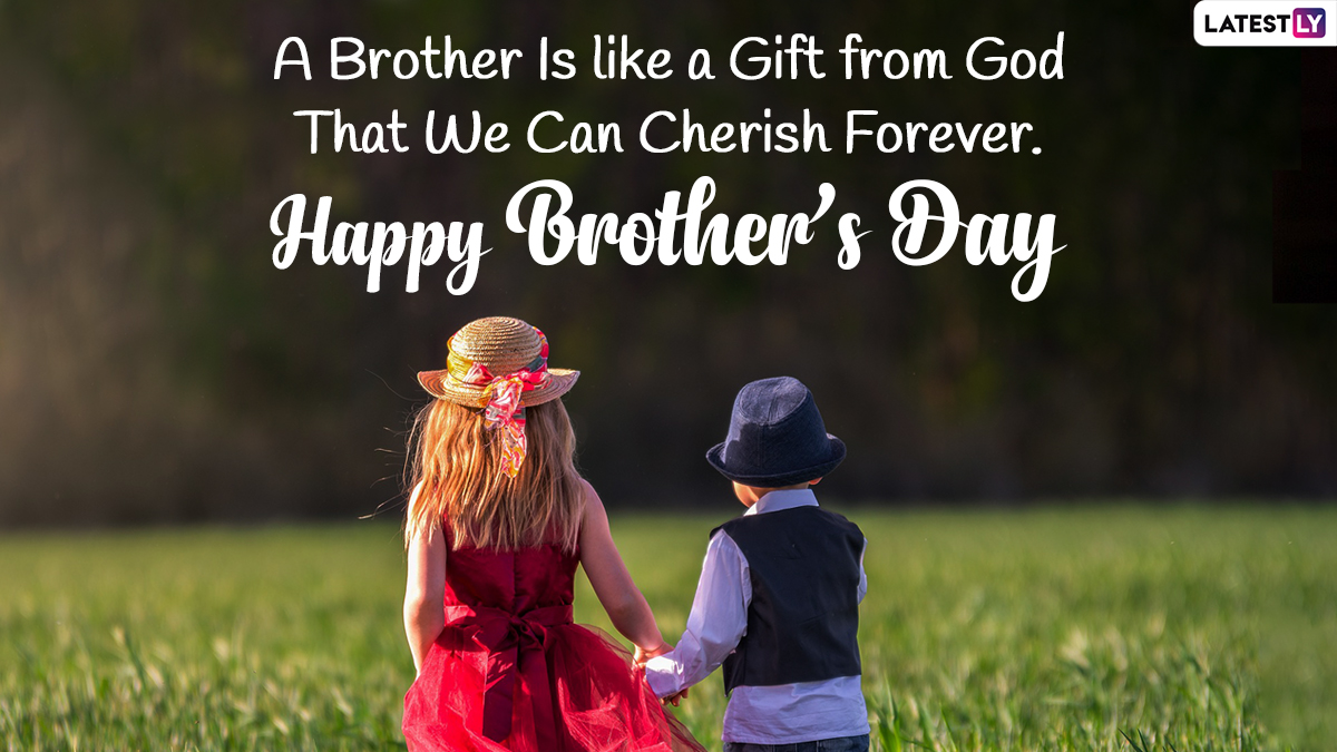 National Brother's Day 2024 Wishes हैप्पी नेशनल ब्रदर्स डे! अपने भाई